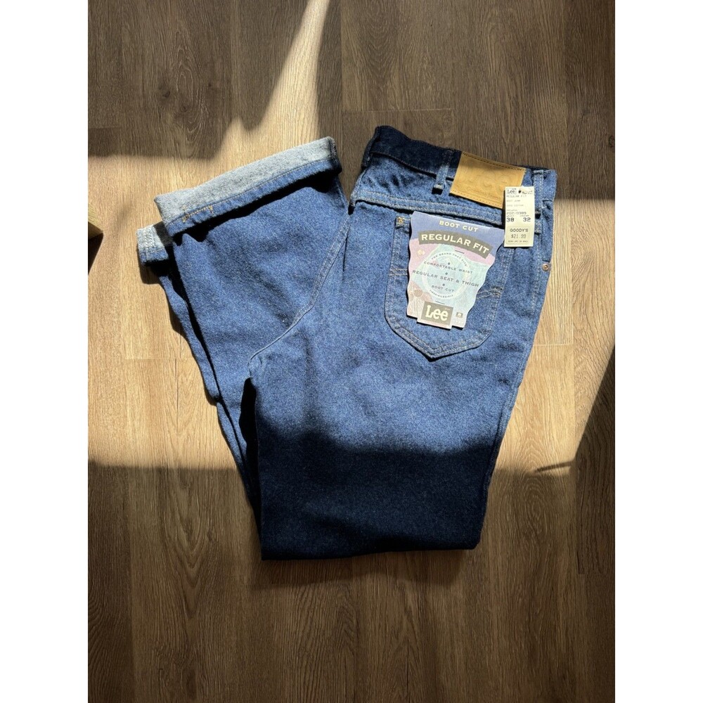VTG NWT 90s Lee riders bootcut denim jeans Deadstock NWT 100% cotton dark indigo